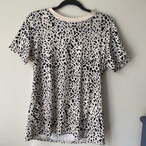 Dalmatian/leopard print Tshirt
